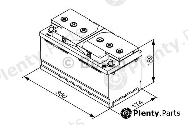  BOSCH part 0092T30130 Starter Battery