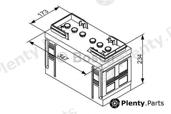  BOSCH part 0092T30360 Starter Battery