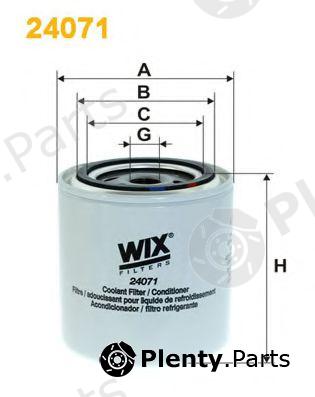  WIX FILTERS part 24071 Coolant Filter