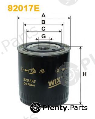 WIX FILTERS part 92017E Oil Filter