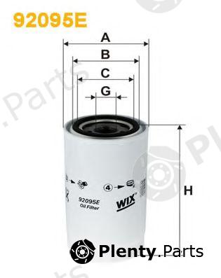  WIX FILTERS part 92095E Oil Filter