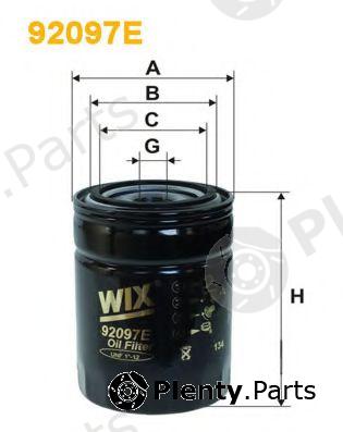  WIX FILTERS part 92097E Oil Filter