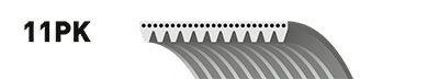 GATES part 11PK2013ES V-Ribbed Belts