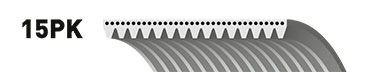  GATES part 15PK1550ES V-Ribbed Belts