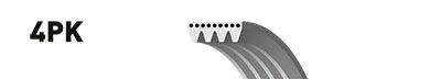  GATES part 4PK1440 V-Ribbed Belts