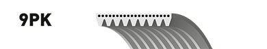  GATES part 9PK1425ESXS V-Ribbed Belts