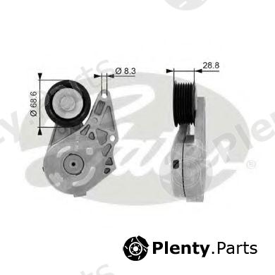  GATES part T38175 Tensioner Pulley, v-ribbed belt