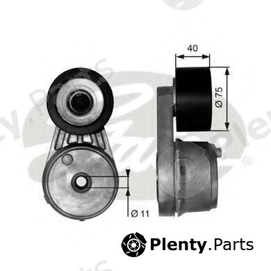  GATES part T38645 Belt Tensioner, v-ribbed belt