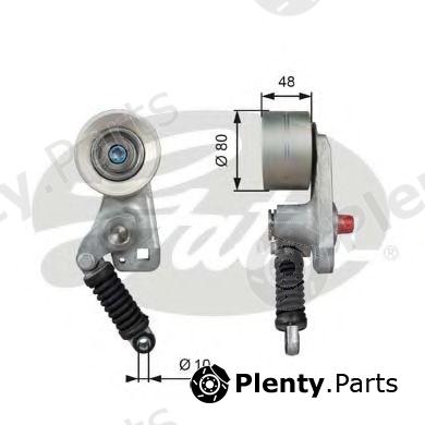  GATES part T38705 Belt Tensioner, v-ribbed belt
