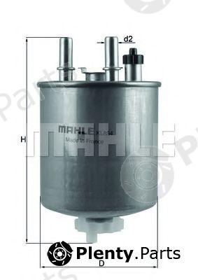  KNECHT part KL834 Fuel filter