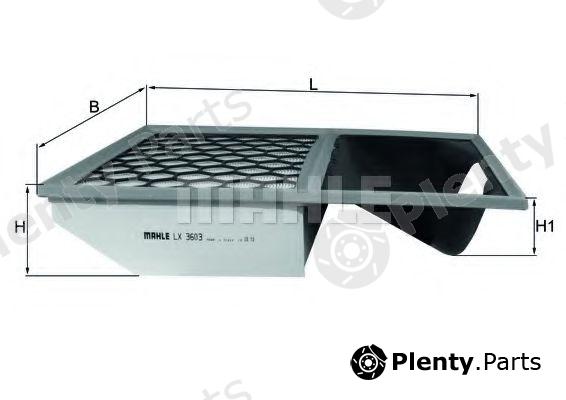  KNECHT part LX3603 Air Filter