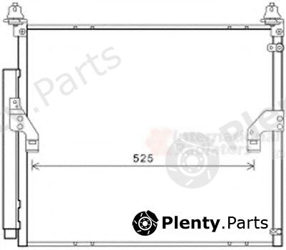  VAN WEZEL part 53005652 Condenser, air conditioning