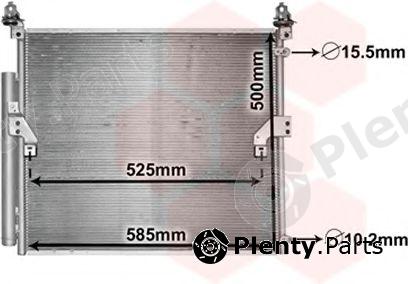  VAN WEZEL part 53005652 Condenser, air conditioning