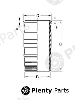  GOETZE part 15-570060-00 (1557006000) Cylinder Sleeve