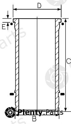  GOETZE part 15-608890-00 (1560889000) Cylinder Sleeve