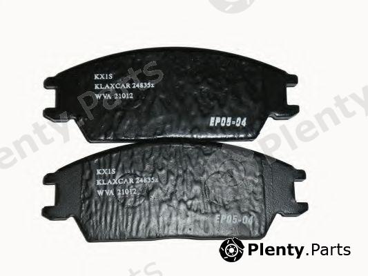  KLAXCAR FRANCE part 24835z (24835Z) Brake Pad Set, disc brake
