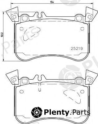  TEXTAR part 2521905 Brake Pad Set, disc brake