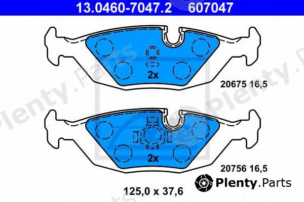  ATE part 13.0460-7047.2 (13046070472) Brake Pad Set, disc brake