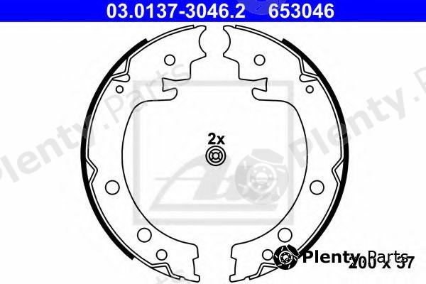  ATE part 03.0137-3046.2 (03013730462) Brake Shoe Set, parking brake