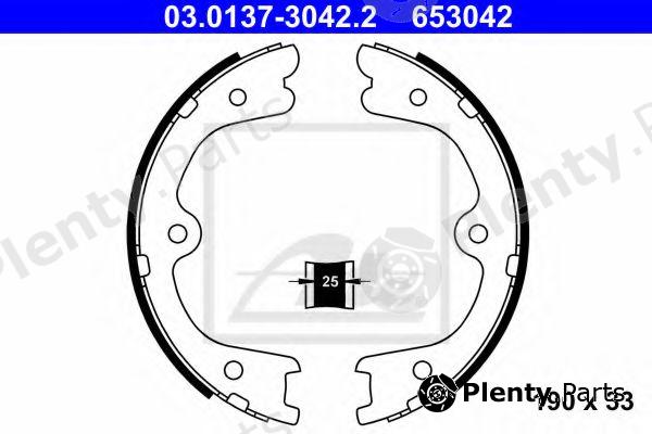  ATE part 03.0137-3042.2 (03013730422) Brake Shoe Set, parking brake