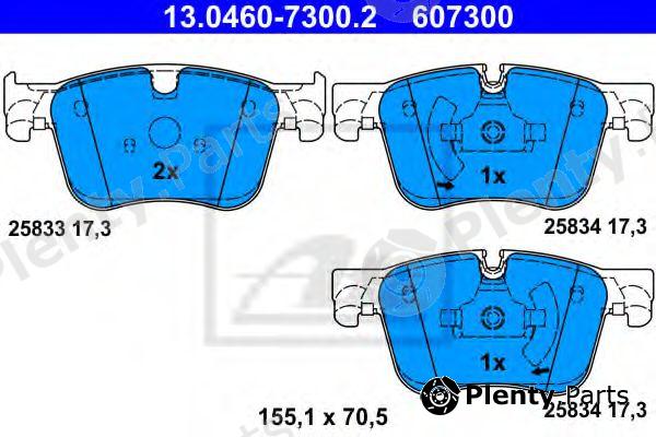  ATE part 13.0460-7300.2 (13046073002) Brake Pad Set, disc brake