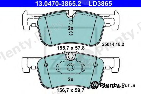  ATE part 13047038652 Brake Pad Set, disc brake