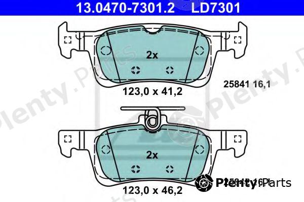  ATE part 13047073012 Brake Pad Set, disc brake