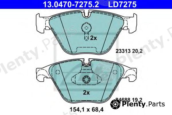  ATE part 13047072752 Brake Pad Set, disc brake