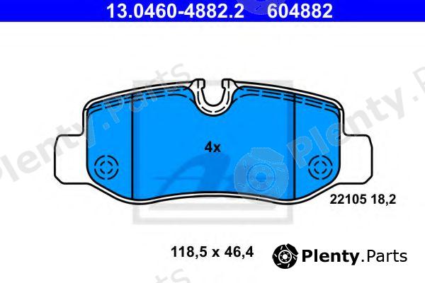  ATE part 13.0460-4882.2 (13046048822) Brake Pad Set, disc brake