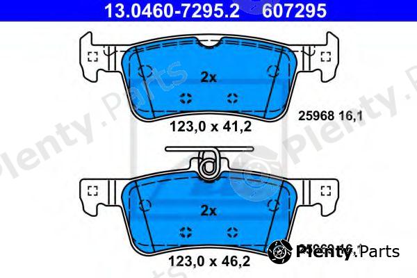  ATE part 13.0460-7295.2 (13046072952) Brake Pad Set, disc brake
