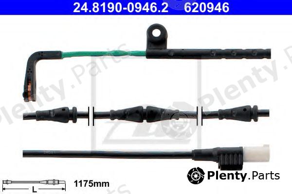  ATE part 24.8190-0946.2 (24819009462) Warning Contact, brake pad wear