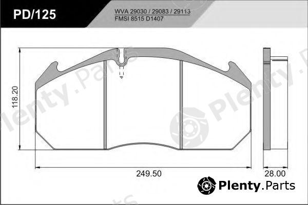  FRAS-LE part 29053 Brake Pad Set, disc brake