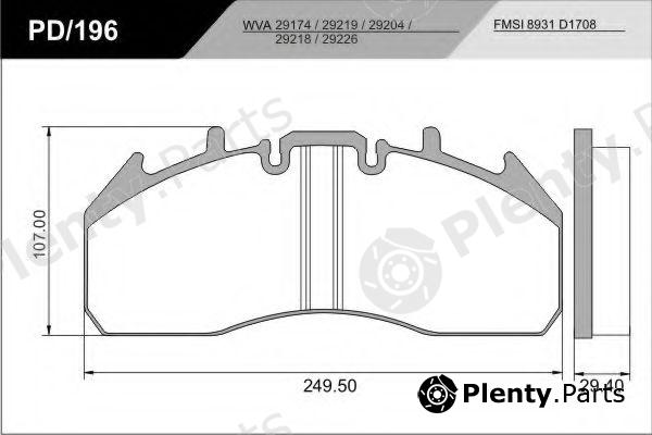  FRAS-LE part 29174 Brake Pad Set, disc brake