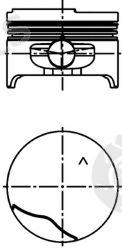  KOLBENSCHMIDT part 40306620 Piston