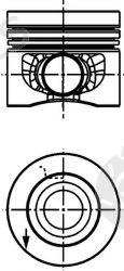  KOLBENSCHMIDT part 40558620 Piston
