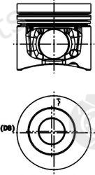  KOLBENSCHMIDT part 40441600 Piston