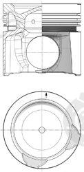  KOLBENSCHMIDT part 40459600 Piston