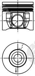  KOLBENSCHMIDT part 40830620 Piston