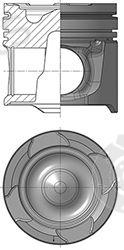  KOLBENSCHMIDT part 40871600 Piston