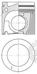 KOLBENSCHMIDT part 41088600 Piston