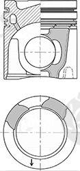  KOLBENSCHMIDT part 41162600 Piston