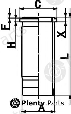  KOLBENSCHMIDT part 89867110 Cylinder Sleeve