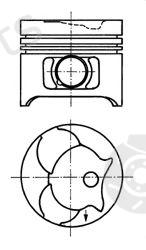  KOLBENSCHMIDT part 94675610 Piston