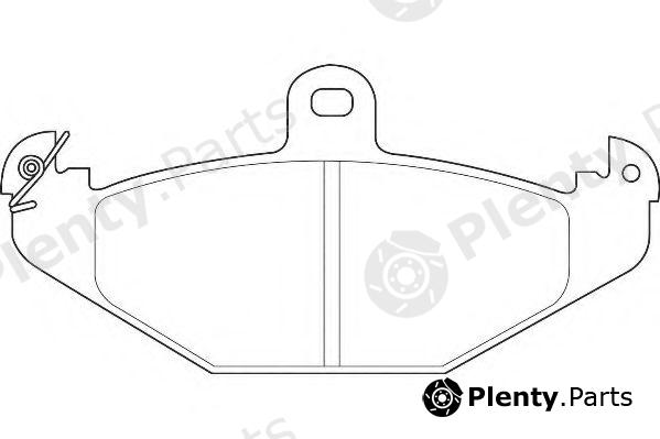  WAGNER part WBP20410A Brake Pad Set, disc brake