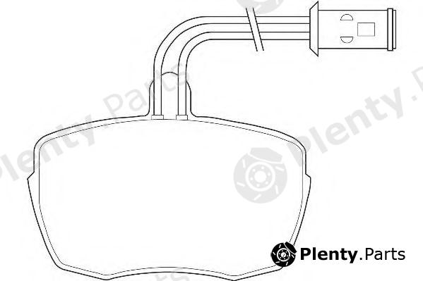  WAGNER part WBP20653A Brake Pad Set, disc brake