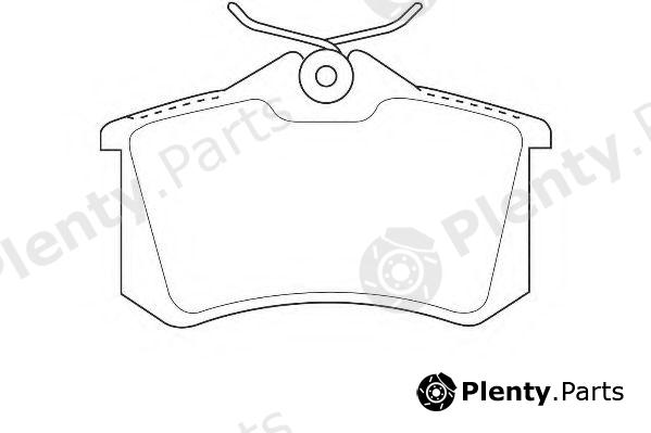  WAGNER part WBP20961B Brake Pad Set, disc brake