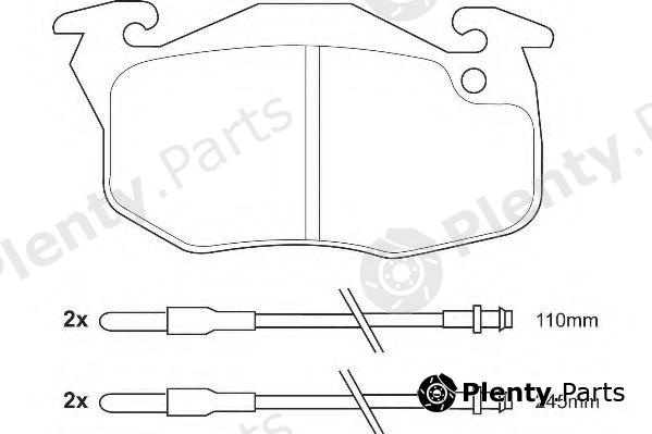  WAGNER part WBP21061A Brake Pad Set, disc brake
