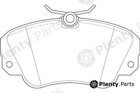  WAGNER part WBP21368A Brake Pad Set, disc brake