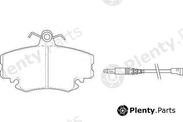  WAGNER part WBP21463A Brake Pad Set, disc brake