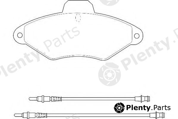  WAGNER part WBP21631A Brake Pad Set, disc brake